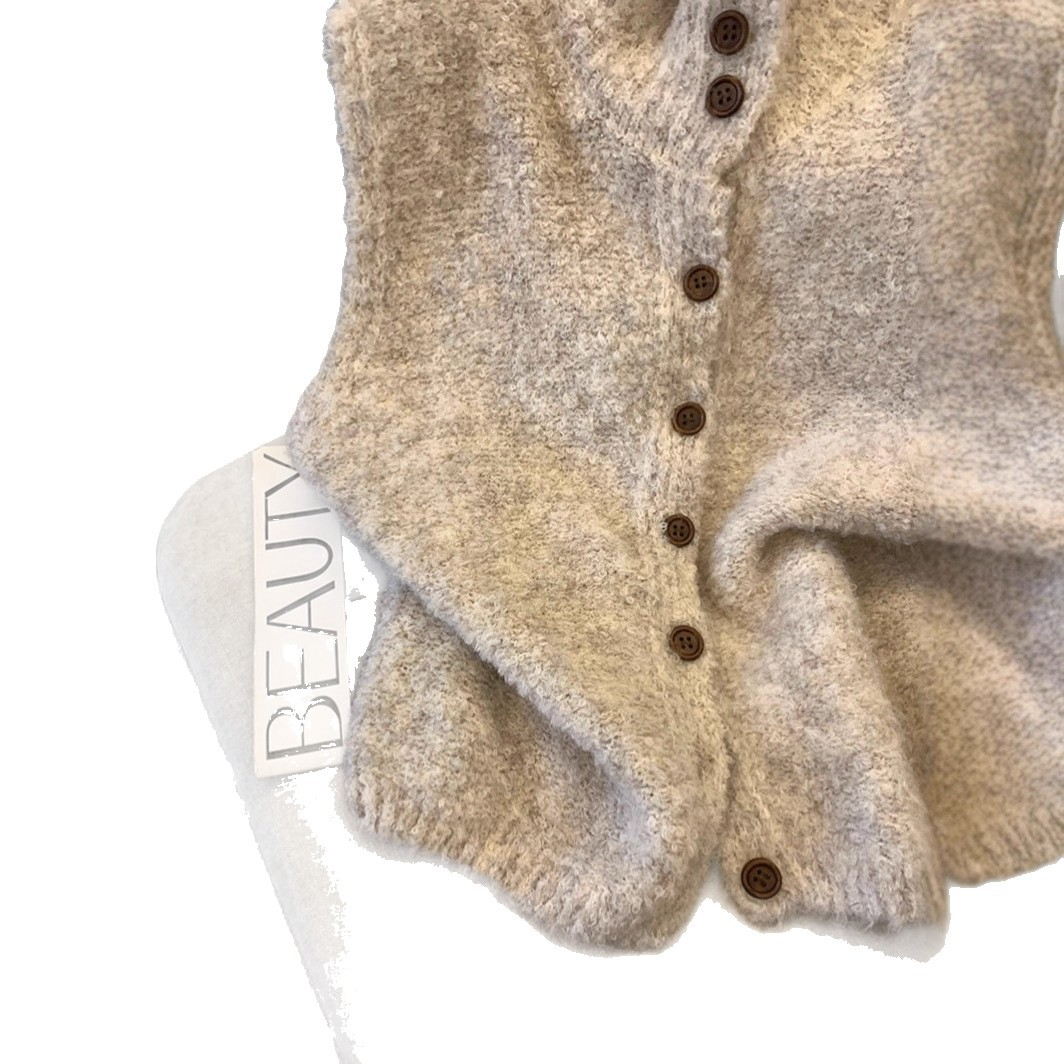 Delphine | Sleeveless Longline Cardigan