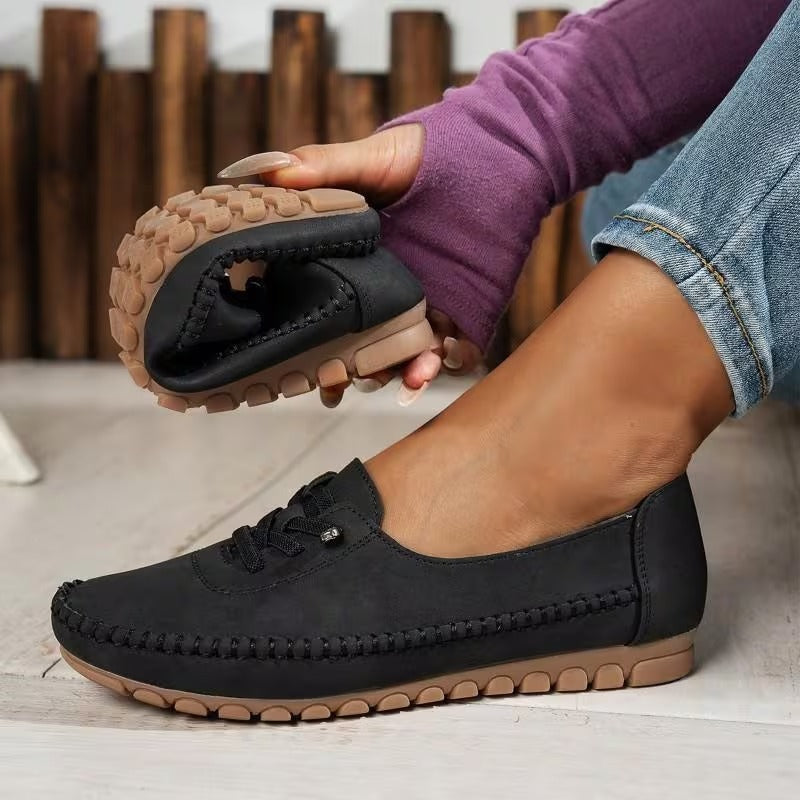 Miemie | Leather Orthopedic Slip-On Loafer