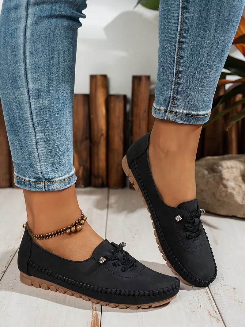 Miemie | Leather Orthopedic Slip-On Loafer