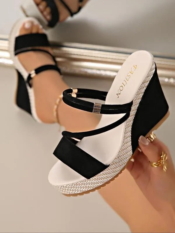 Lungisa | Orthopedic Woven Wedge Sandal