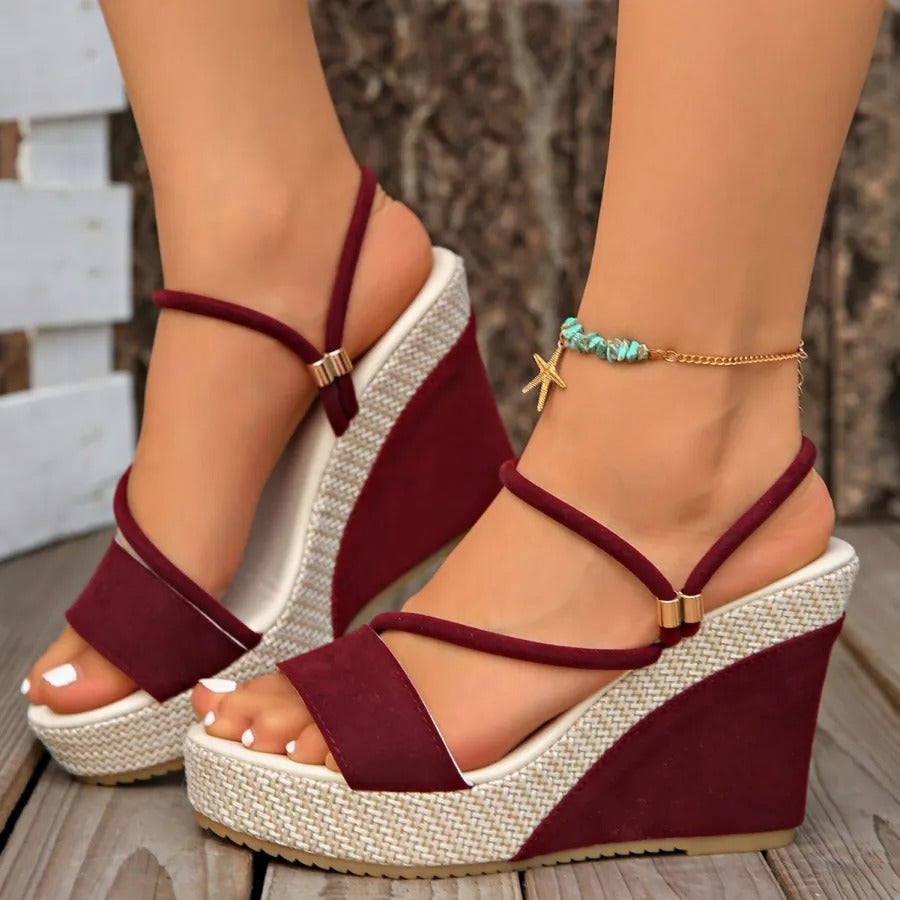 Lungisa | Orthopedic Woven Wedge Sandal