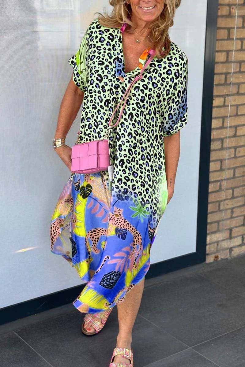 Mila | Leopard Print Casual Dress