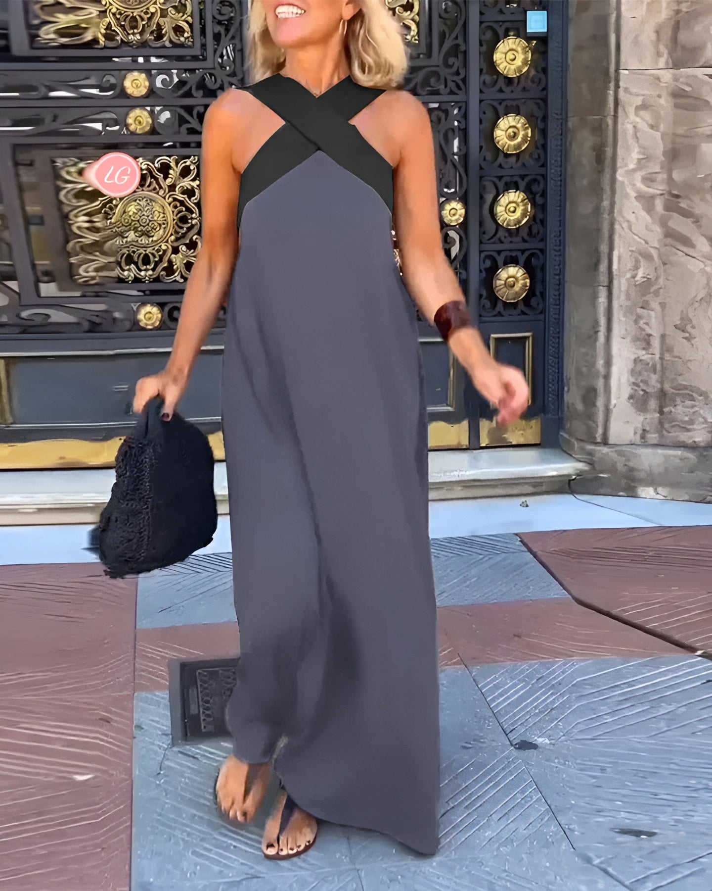 Ophélia | Crossed Neckline Dress