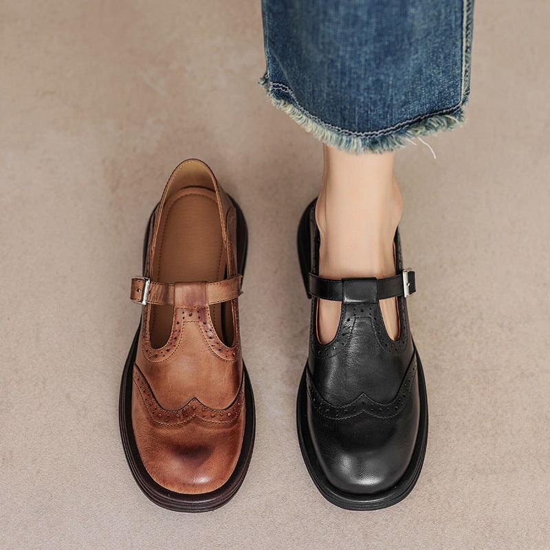 Camille | Classic Mary Jane Flats