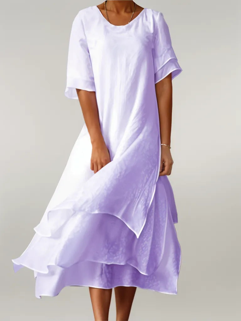 Nora | Elegant Cotton Long Dress
