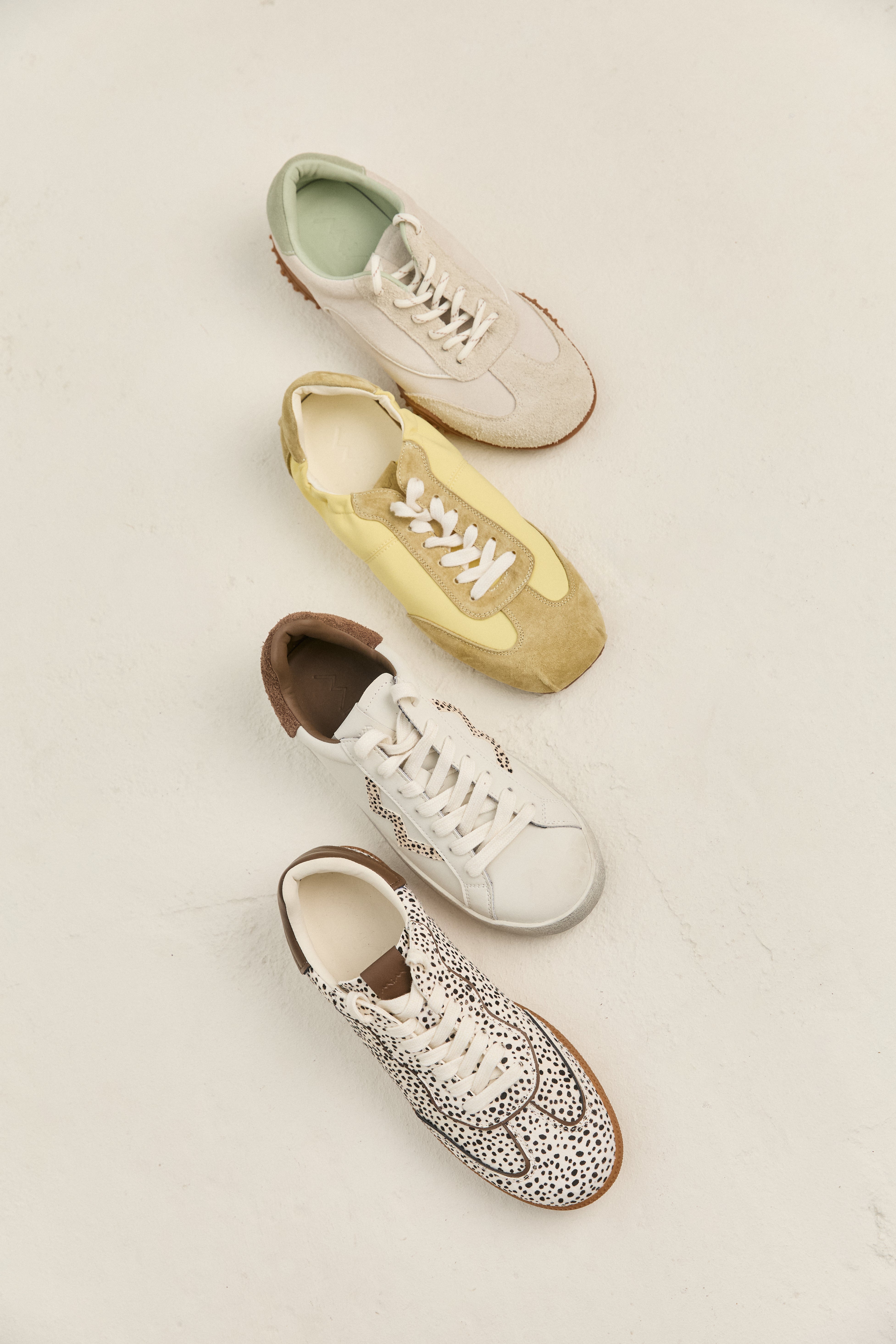 Boipelo | Yellow Lace-Up Nylon Sneaker