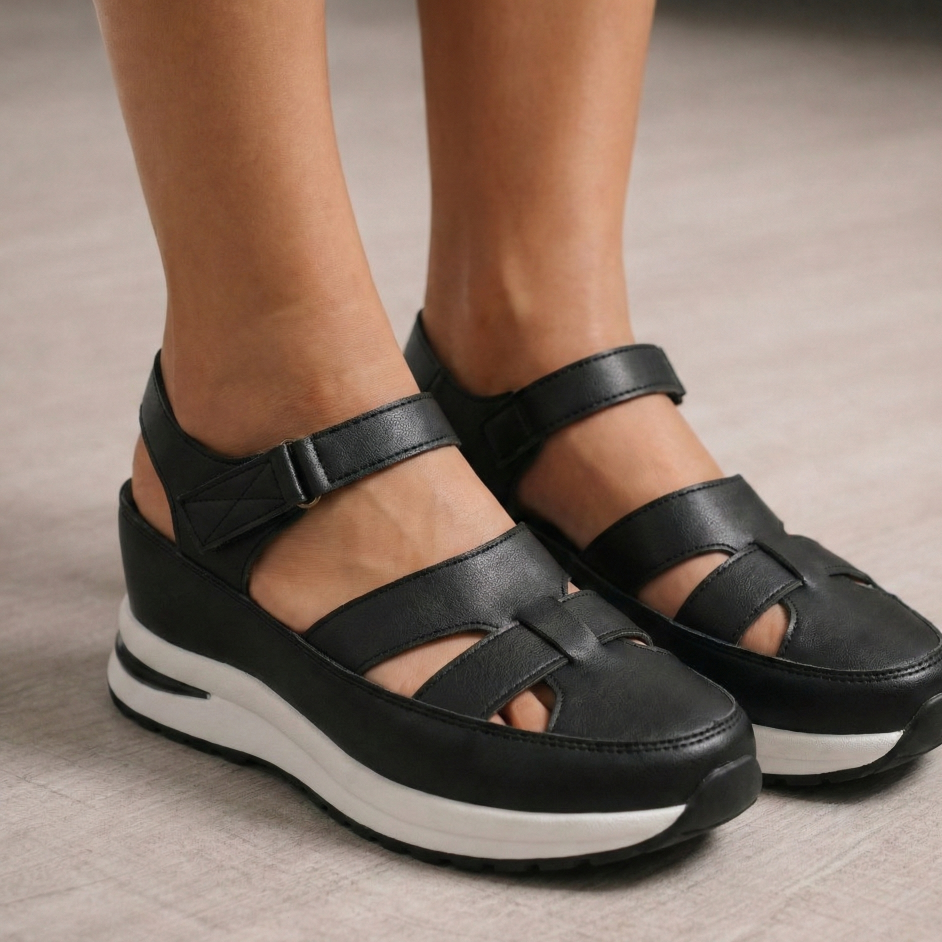 Clara | Closed-Toe Sneaker Sandals