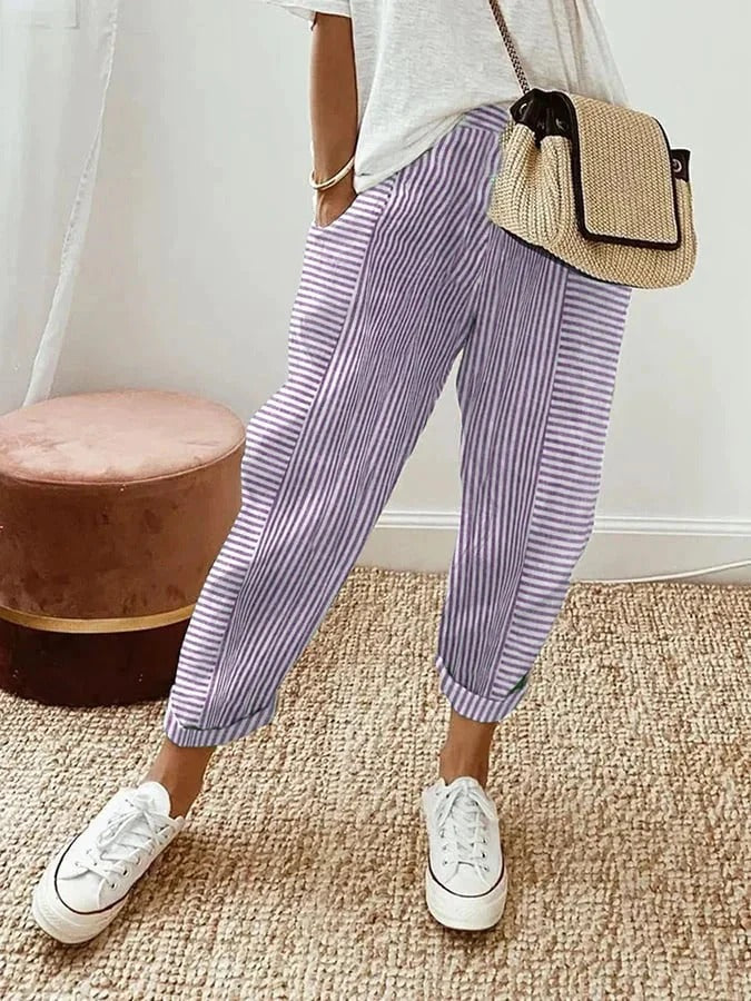 Iris | Breezy Loose-Fit Linen Pants