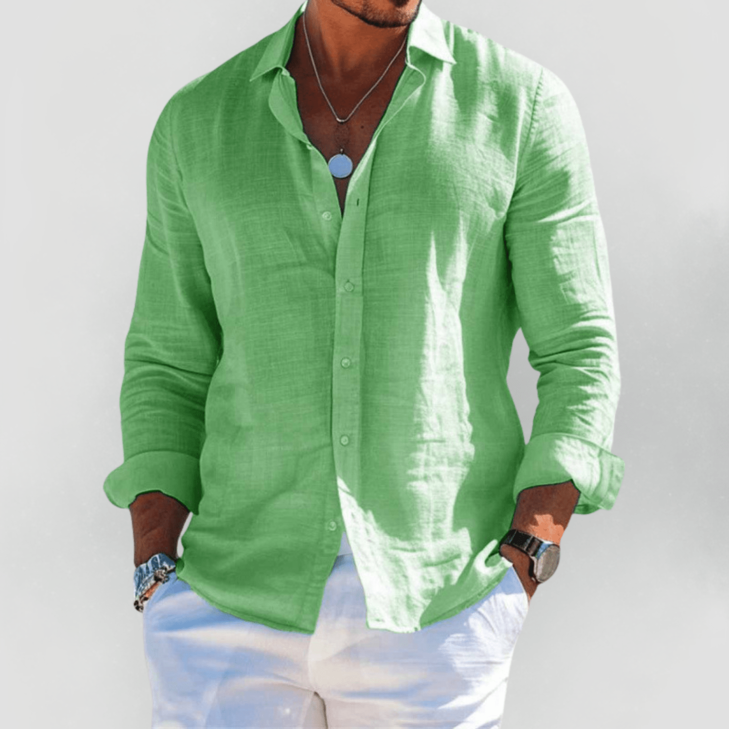 Carine | Lightweight Linen Summer Shirt