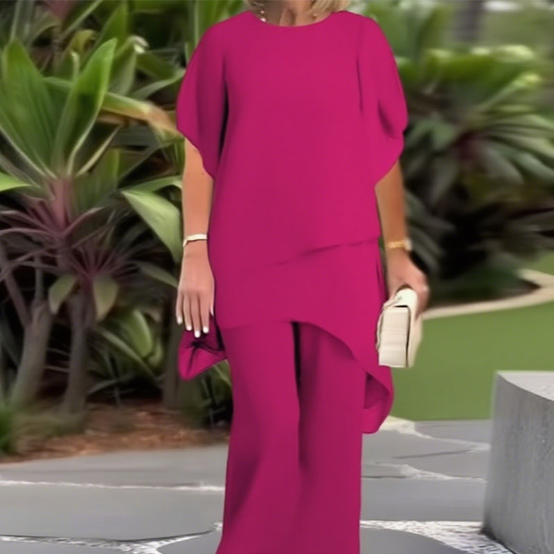 Noluntu | Relaxed Layered Top & Wide-Leg Set