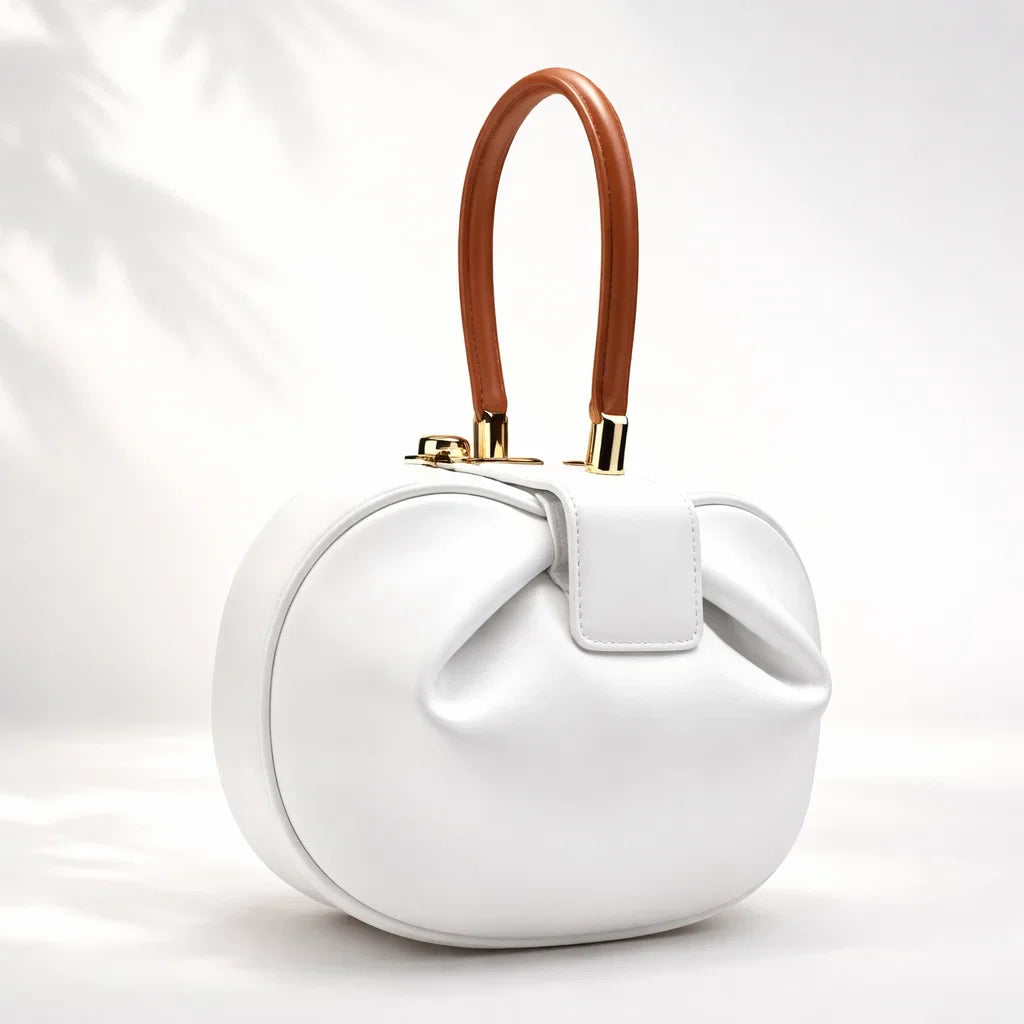Nolubabalo | Sleek Leather Locking Closure Bag