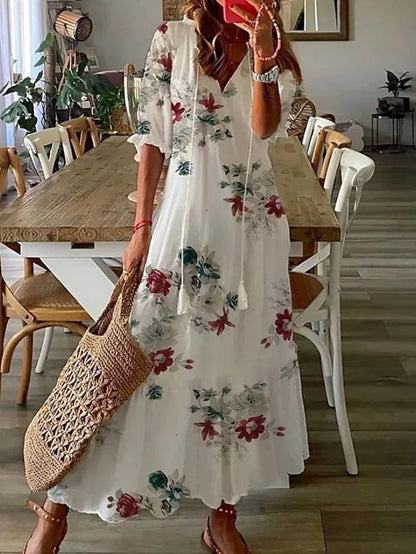 Sofia | Boho Tummy Coverage Dress