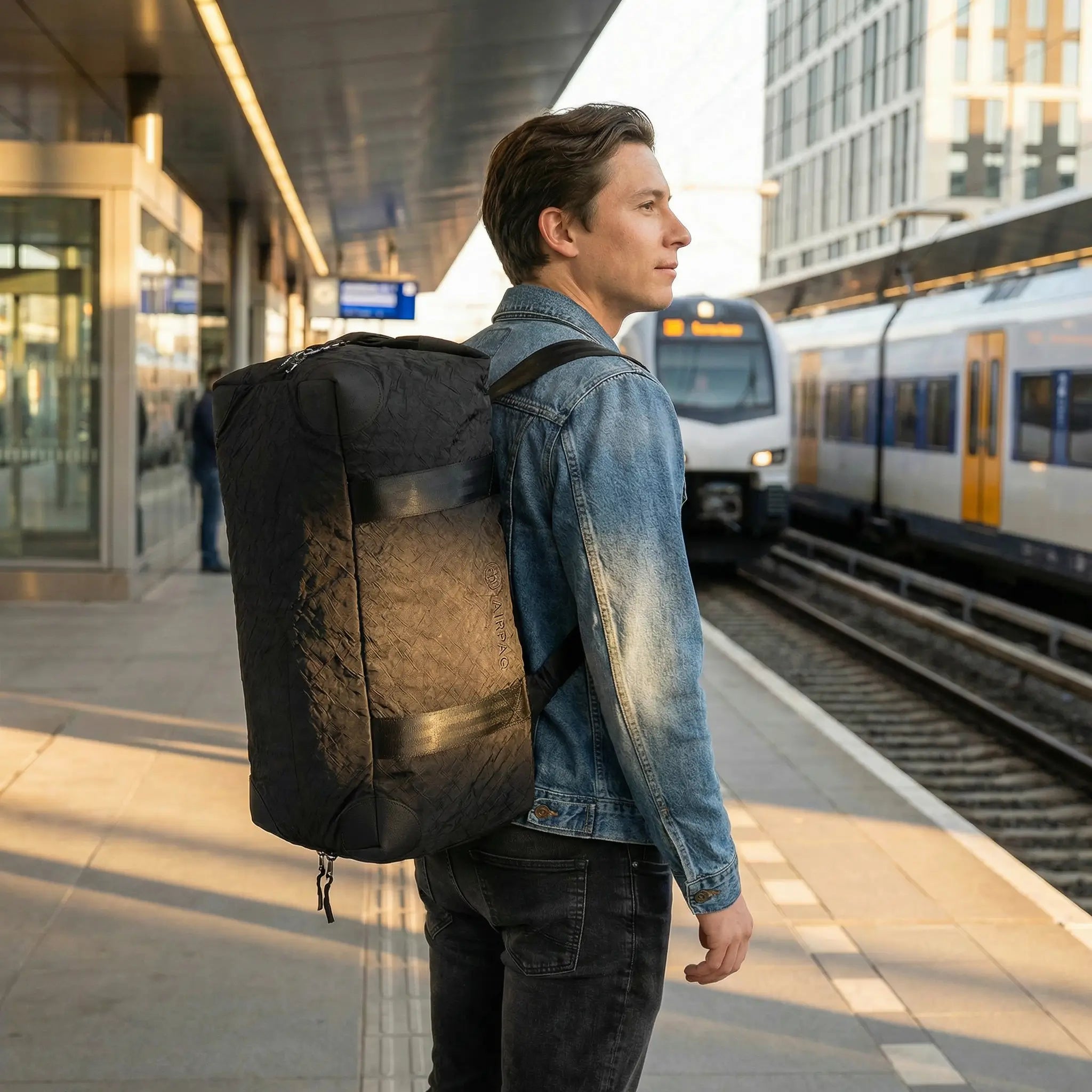 David | Upcycled Airbag Weekend Duffel