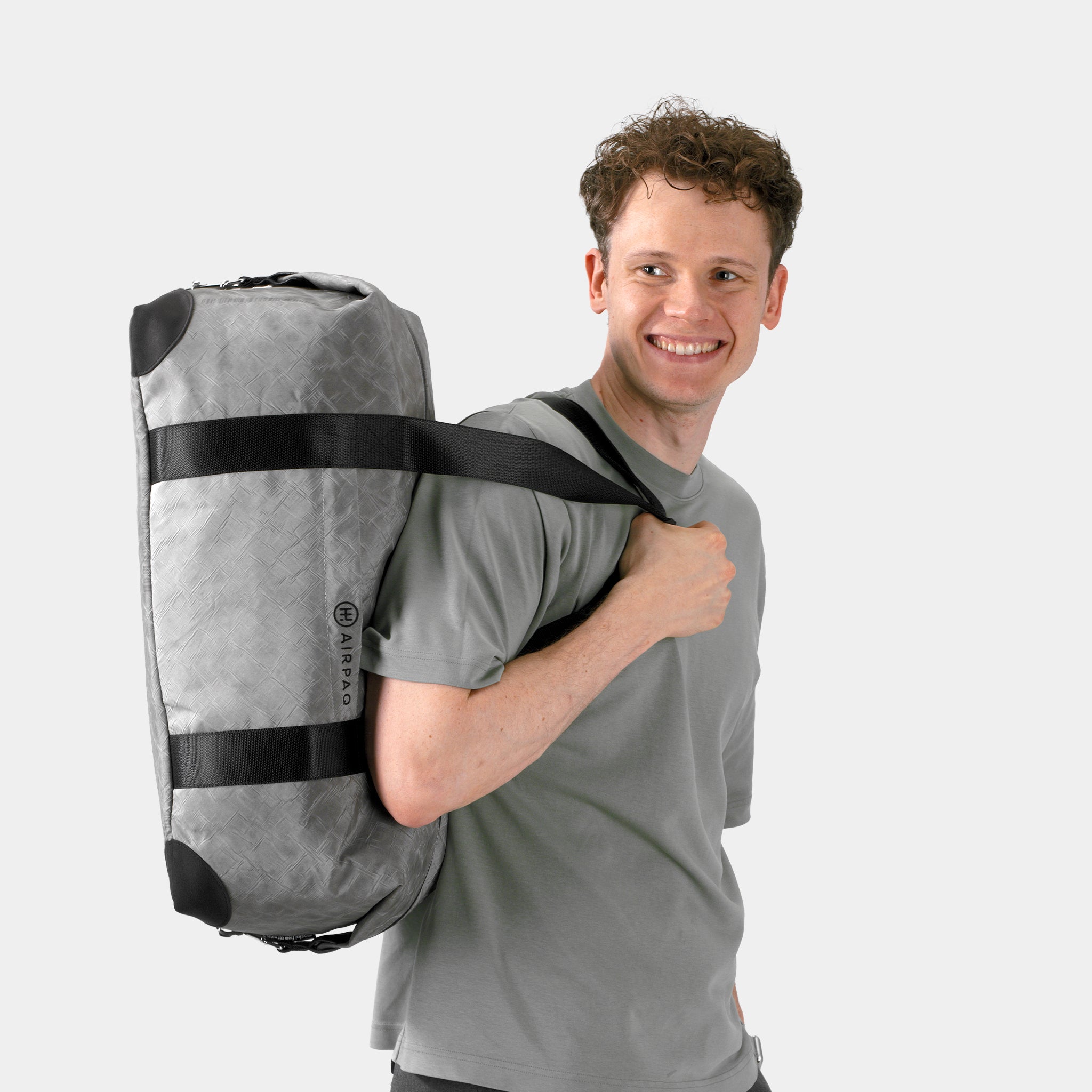 David | Upcycled Airbag Weekend Duffel