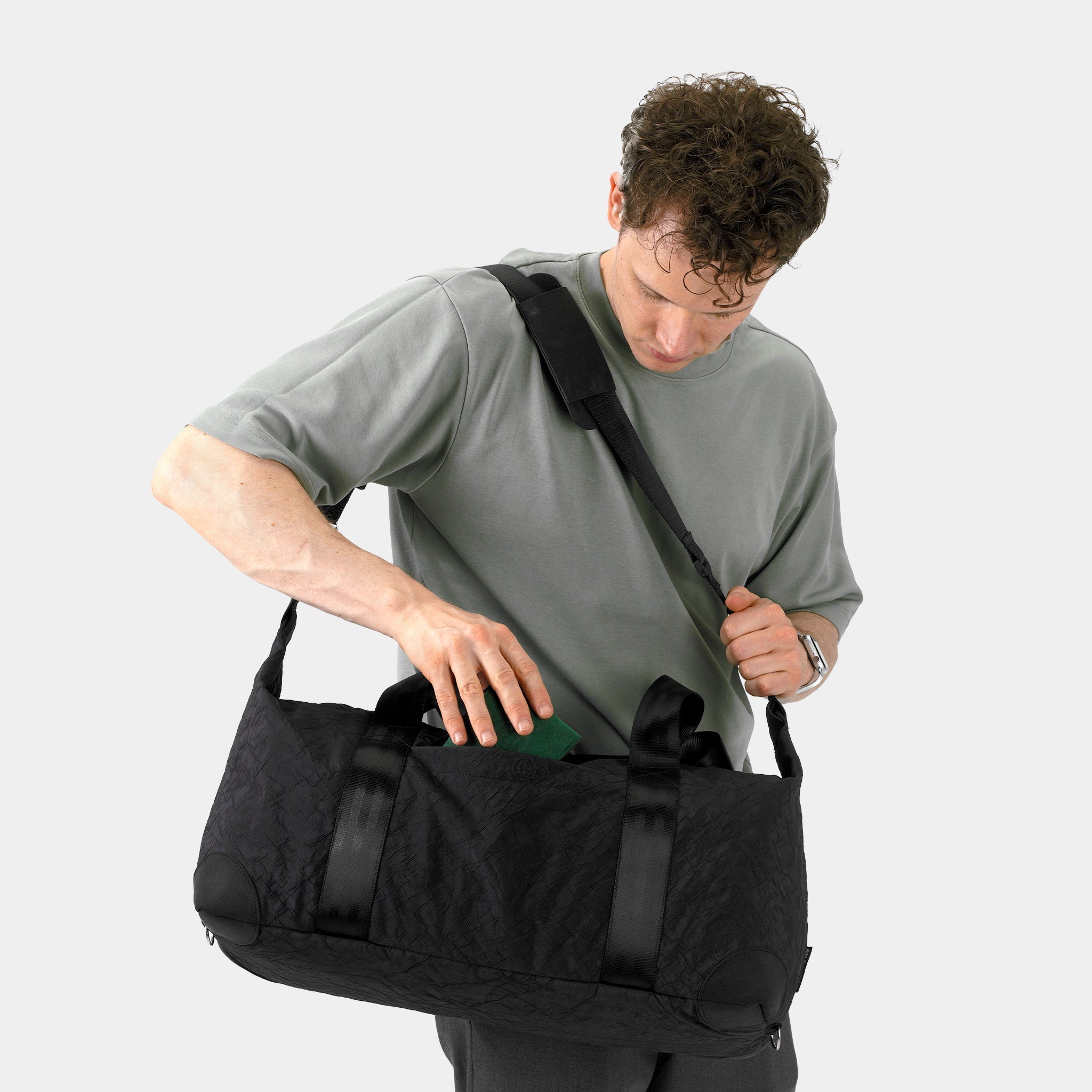 David | Upcycled Airbag Weekend Duffel