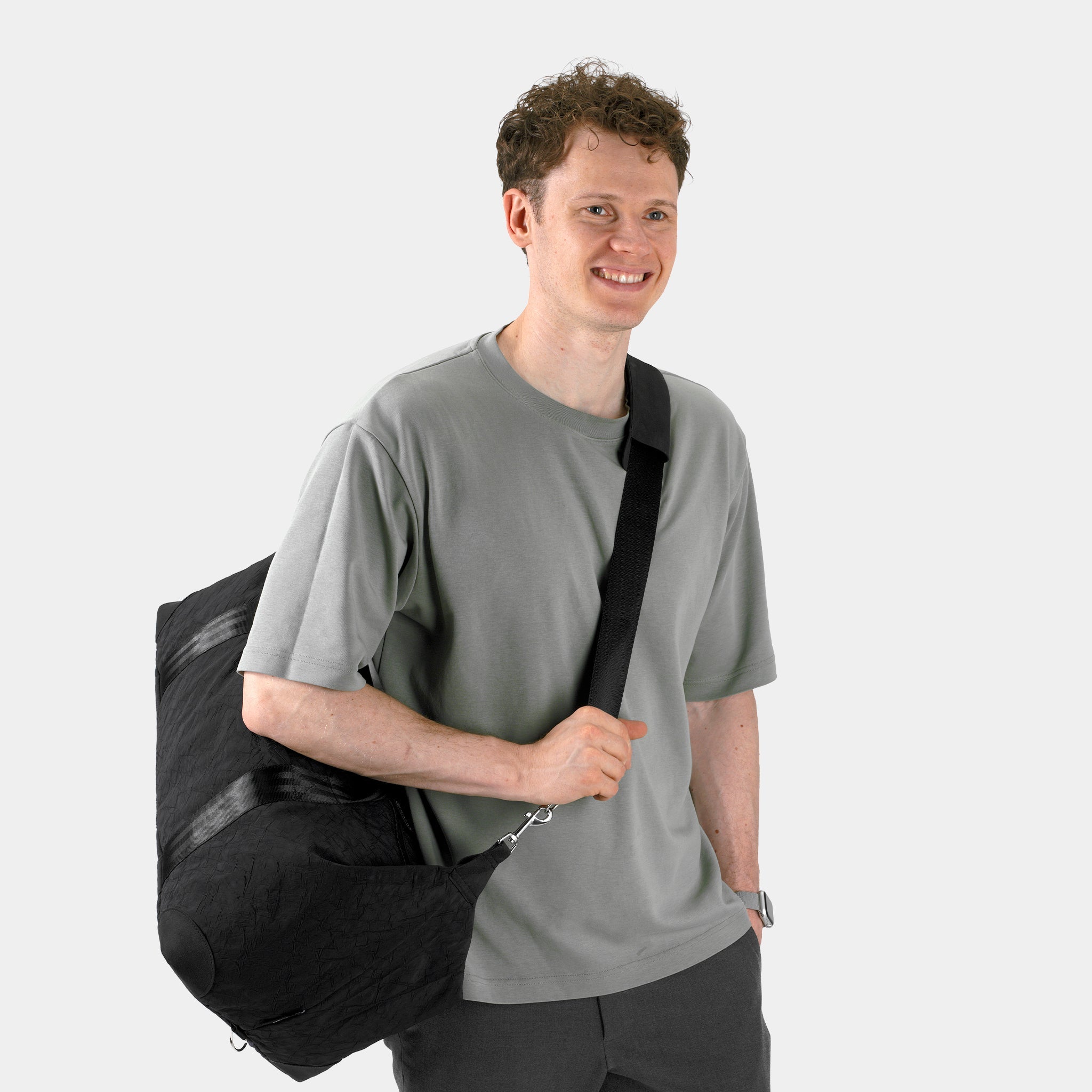 David | Upcycled Airbag Weekend Duffel