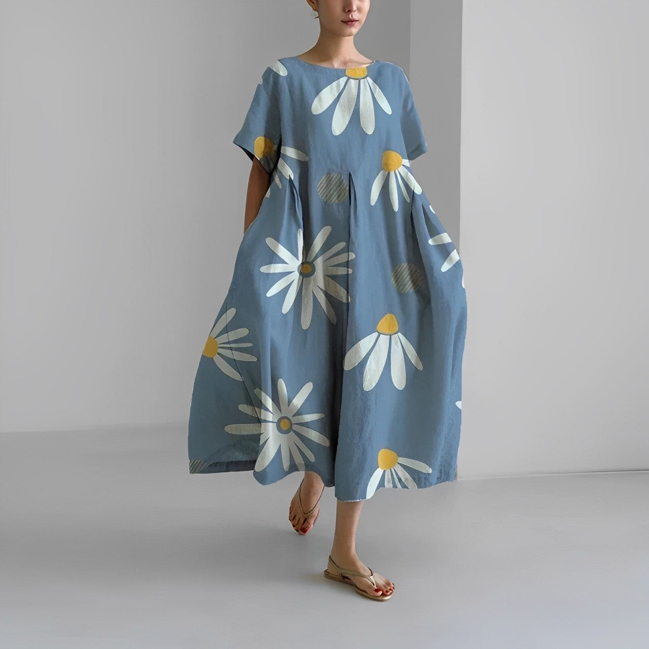 Elara | Boho Floral Spring Dress